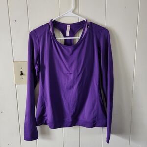 Lucy Vibrant Purple Long Sleeve Top Size S